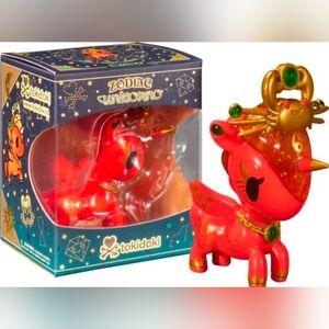 Tokidoki Zodiac Cancer Unicorno & Necklace